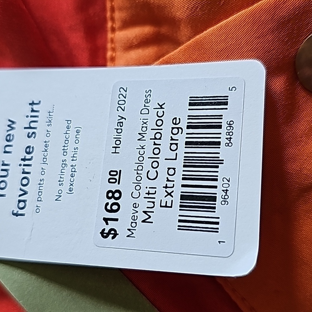 MARINE layer Maeve Colorblock Maxi Dress in Multi Colorblock - Picture 7 of 8